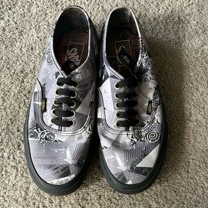 Grey/black vans